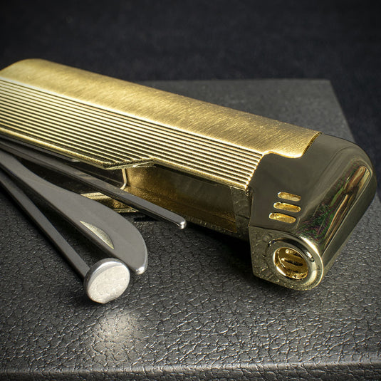 Honest Penryn Pipe Lighter -  Gold