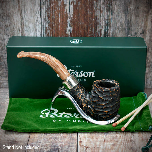 Derry Rusticated Briar Pipe By Peterson of Dublin - Shape 69 (9mm)