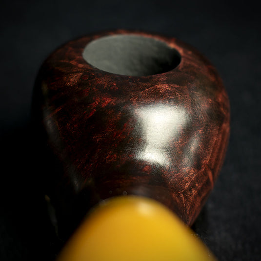 Jean Claude 9mm Yellow Tortoise Shell Briar Smoking Pipe - Shape 51