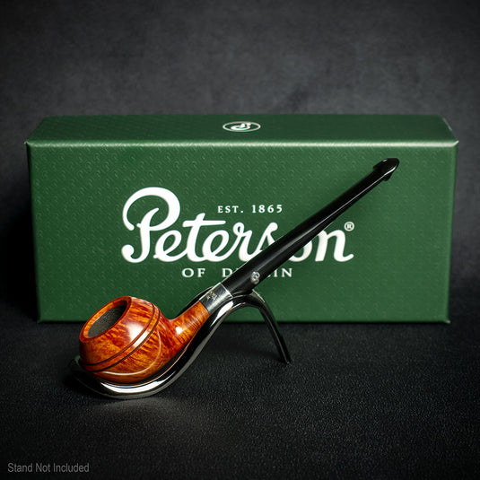 Peterson of Dublin De-Luxe Classic Natural Smoking Pipe - Shape 411