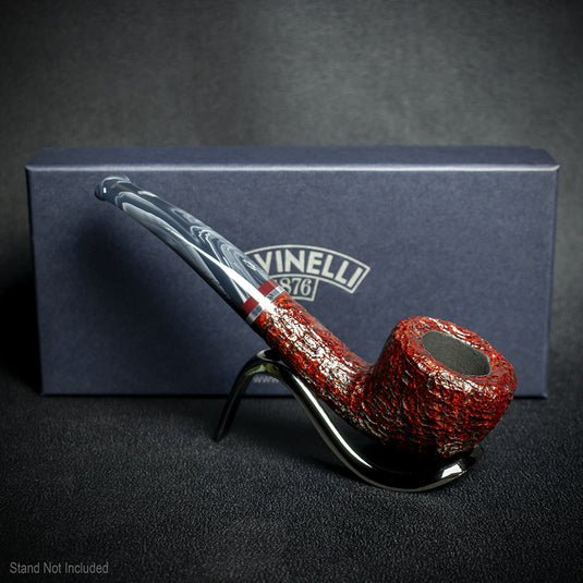 Savinelli Lunaria Rustic Briar Smoking Pipe - Shape 316KS 6mm 