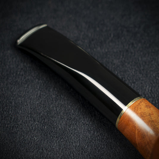 Jean Claude 9mm Filter Rustic Wave Briar Smoking Pipe - Shape 50