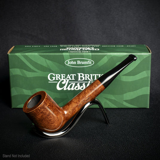John Brumfit Great British Classics Briar Smoking Pipe - Billiard