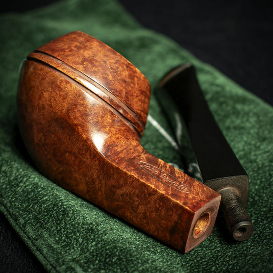 John Brumfit Great British Classics Briar Smoking Pipe - Bulldog