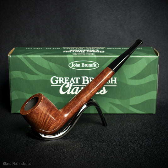 John Brumfit Great British Classics Briar Smoking Pipe - Canadian