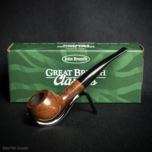 John Brumfit Great British Classics Briar Smoking Pipe - Prince