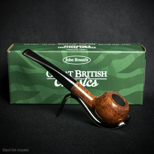 John Brumfit Great British Classics Briar Smoking Pipe - Prince