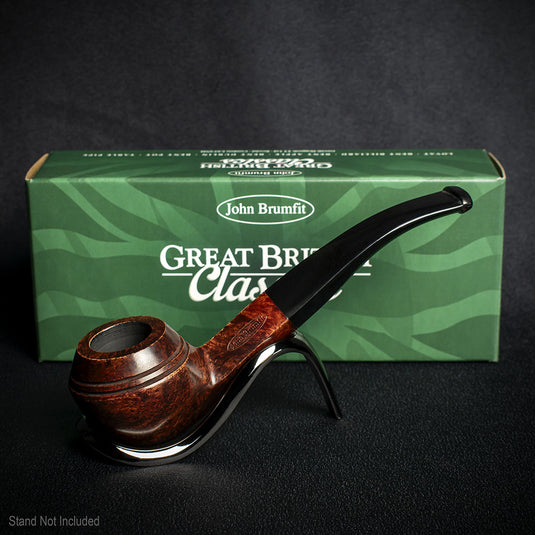 John Brumfit Great British Classics Briar Smoking Pipe - Rhodesian