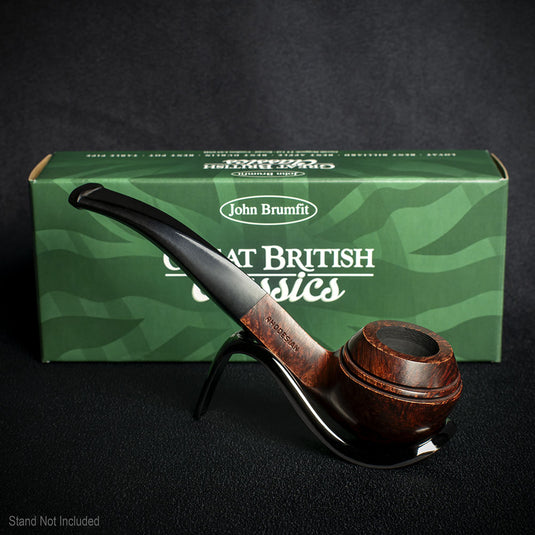 John Brumfit Great British Classics Briar Smoking Pipe - Rhodesian