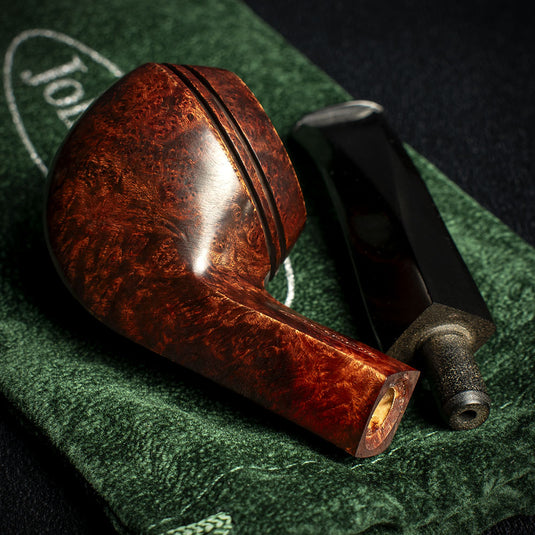 John Brumfit Great British Classics Briar Smoking Pipe - Rhodesian