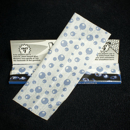 Juicy Jay's King Size Slim Rolling Papers - Blueberry