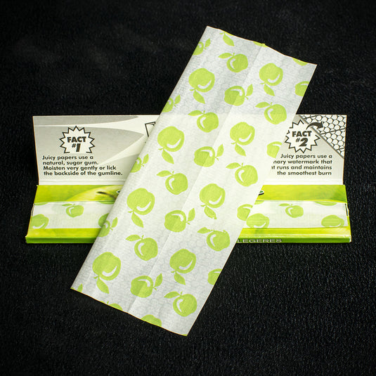 Juicy Jay's King Size Slim Rolling Papers - Green Apple