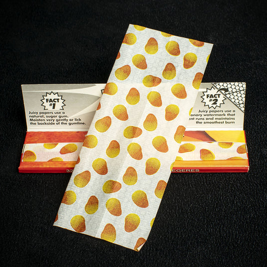 Juicy Jay's King Size Slim Rolling Papers - Mello Mango