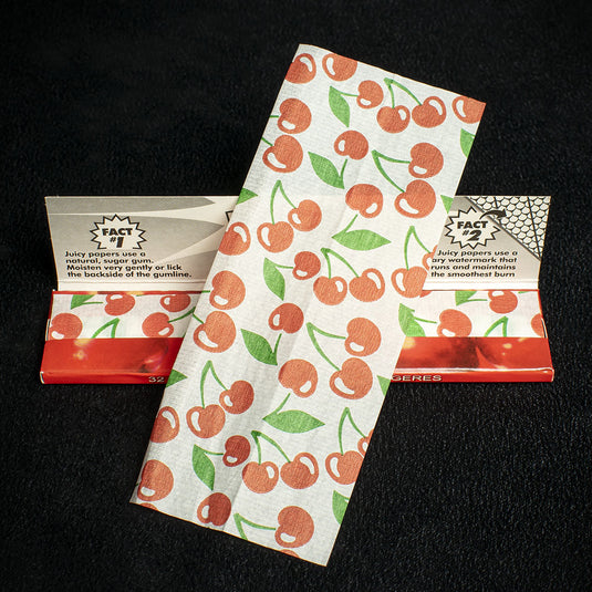 Juicy Jay's King Size Slim Rolling Papers - Very Cherry
