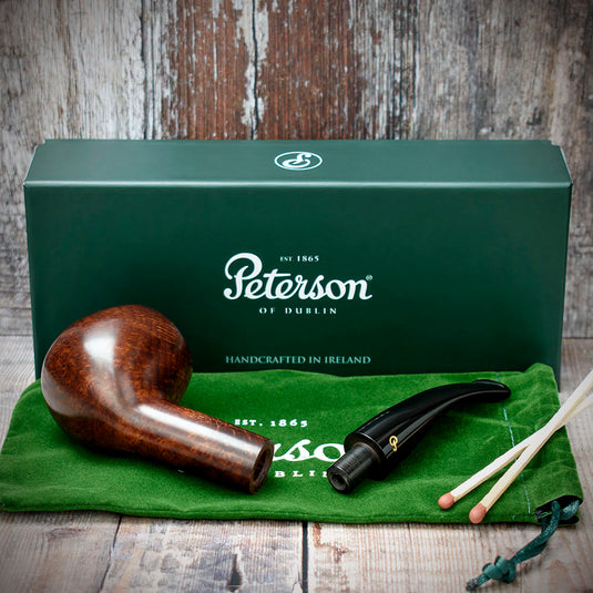 Aran Briar Pipe By Peterson of Dublin - Shape No.408