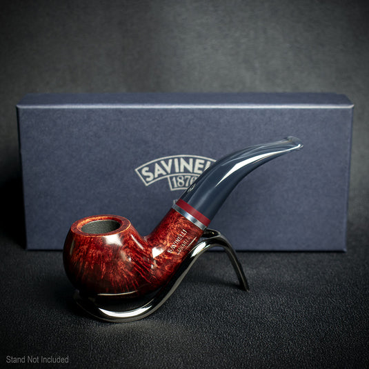Savinelli Lunaria Smooth Briar Smoking Pipe - Shape 642 6mm 