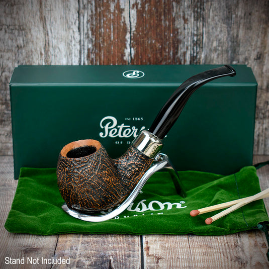 Arklow Sandblasted Briar Pipe By Peterson of Dublin - Shape 68 (9mm)