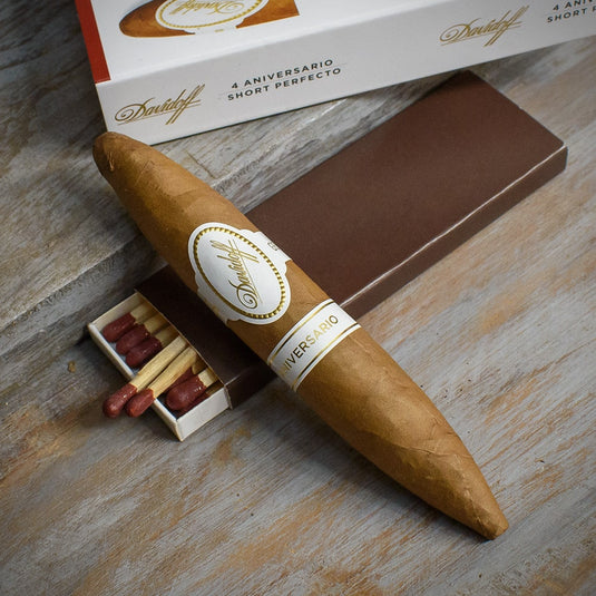 Pack of 4 - Davidoff Anniversario Series Short Perfecto Cigars