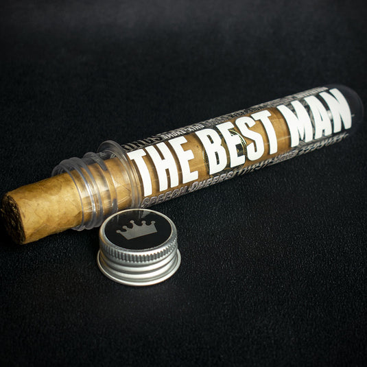The Best Man Cigar Wedding Gift Tube