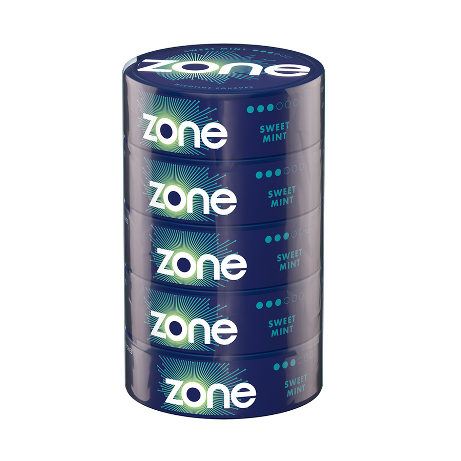 Zone Sweet Mint Nicotine pouch 10mg - Pack of 20