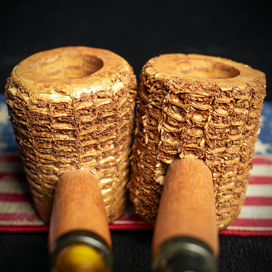 Missouri Meerschaum Let Freedom Ring Corn Cob Pipe - 2 Pipe Gift Set