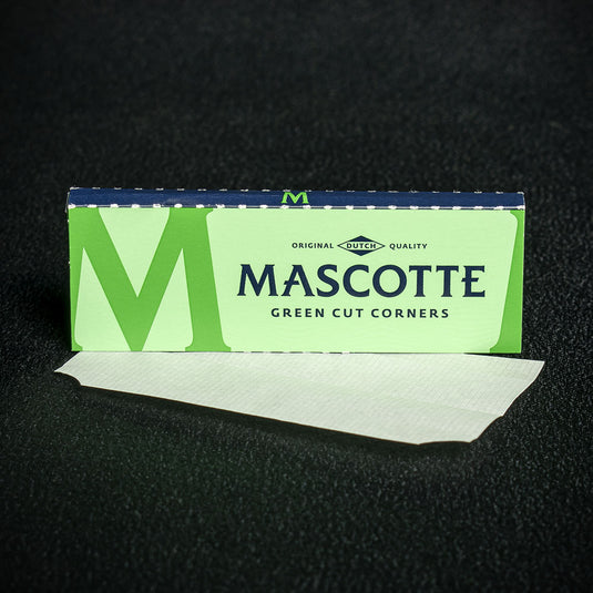 Mascotte Green Premium Rolling Papers - Box of 50
