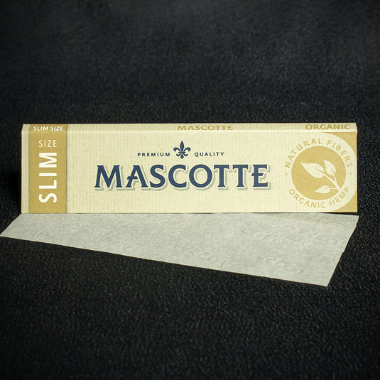 Mascotte King Size Slim Rolling Papers Organic Hemp - Bundle of 3