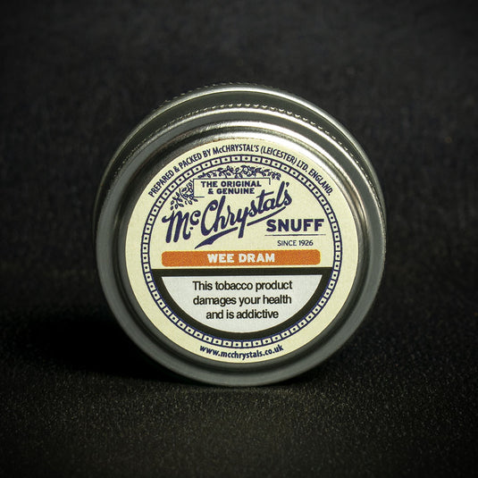 McChrystal's Wee Dram Snuff (Whisky, Light Fruit) - 3.5g Mini Tin