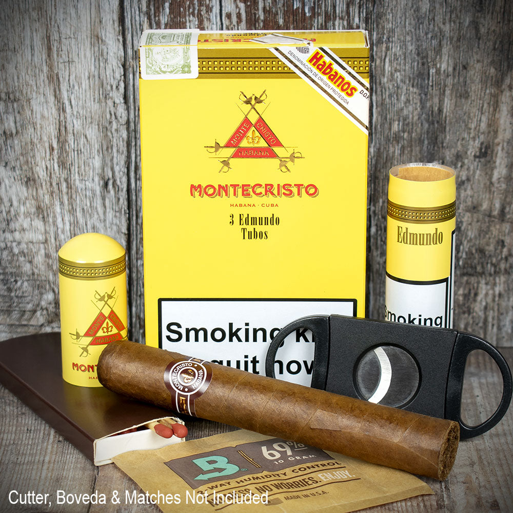Montecristo Edmundo Tubos Cuban Cigar - Single | Smoke-King