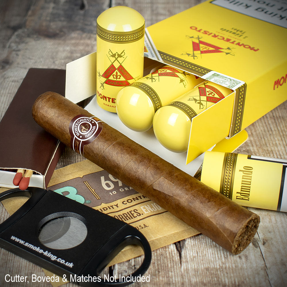 Montecristo Edmundo Tubos Cuban Cigar - Single | Smoke-King
