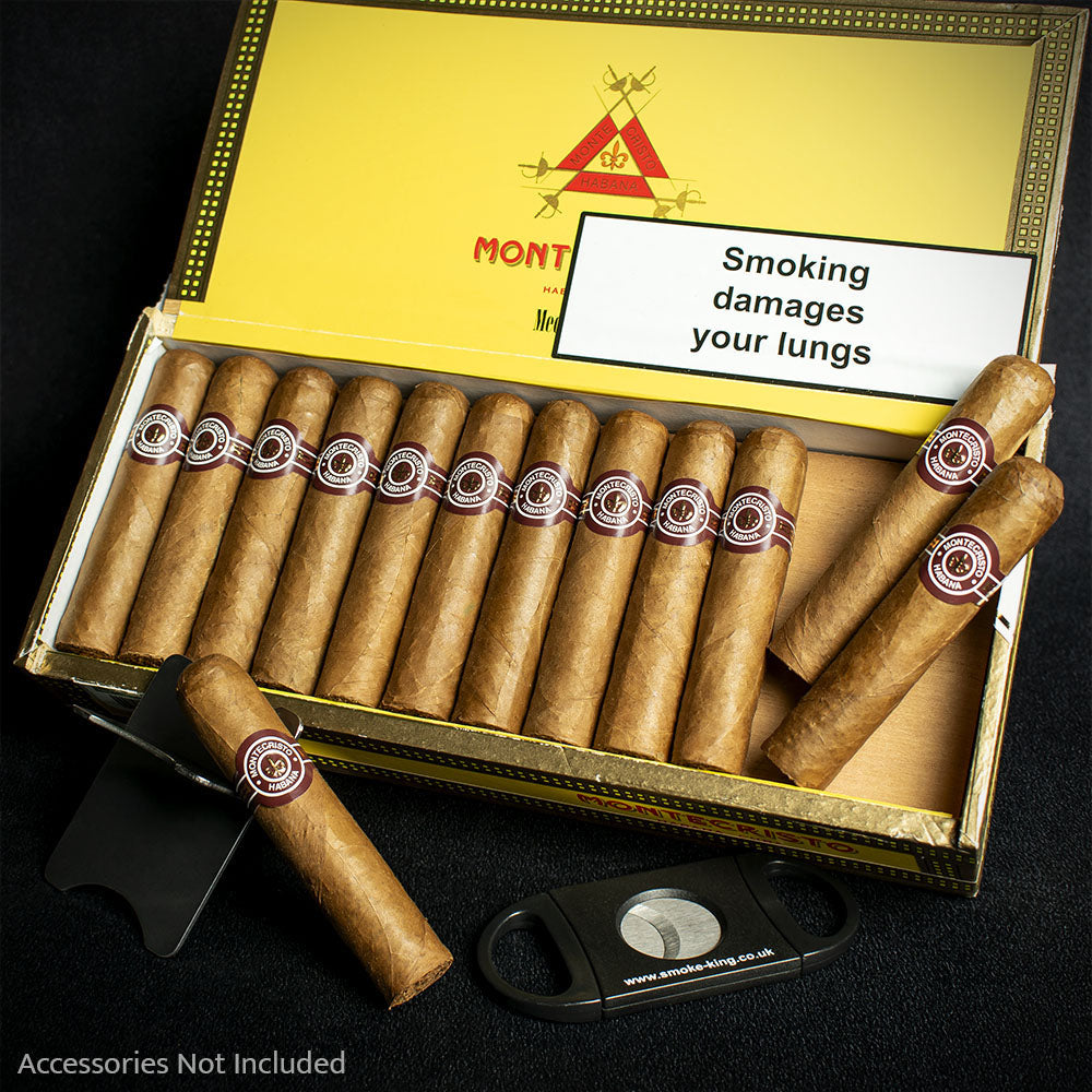 Montecristo Media Corona Cuban Cigars - Box of 25