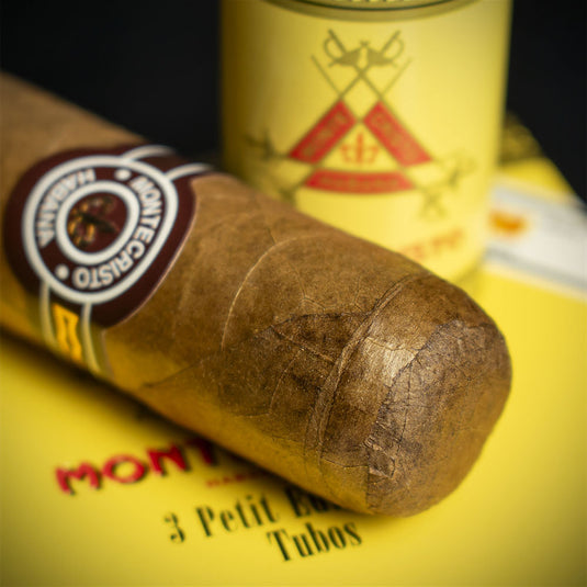 Montecristo Petit Edmundo Tubos Cuban Cigars - 3 Pack