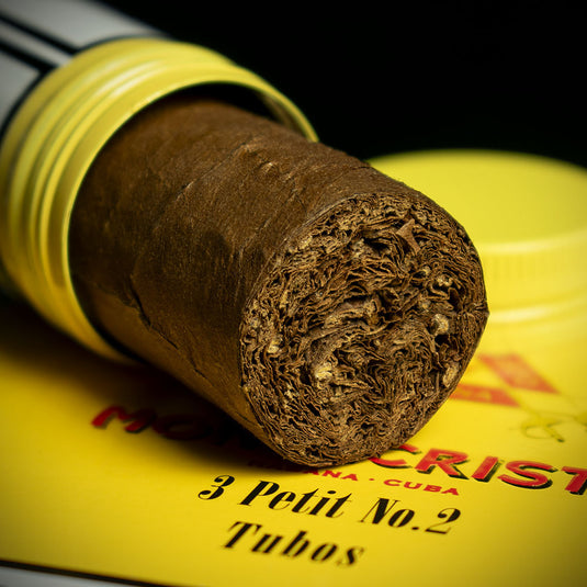 Montecristo Petit No. 2 Tubos Cuban Cigars - Pack of 3