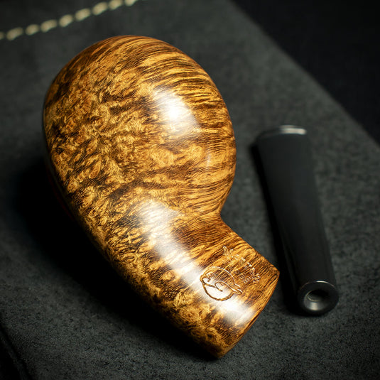 Morgan Pipes Handmade Squashed Tomato Limited Edition Briar Pipe