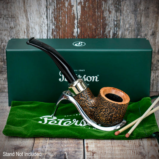 Arklow Sandblasted Briar Pipe By Peterson of Dublin - Shape 01 (9mm)