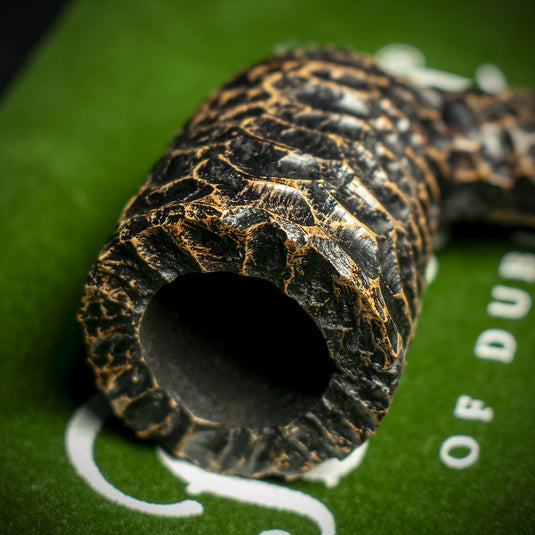 Peterson of Dublin Aran Rusticated Briar Smoking Pipe - Shape No.124