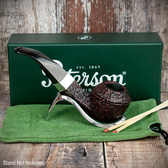 Sherlock Holmes Squire (Red Sandblast) by Peterson of Dublin Briar Pipe