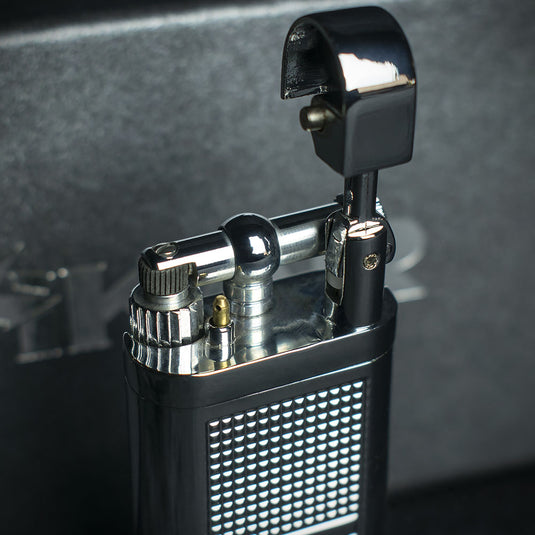 Xikar Pipeline Pipe Lighter - Chrome & Silver
