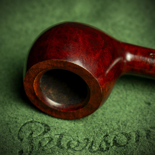 Peterson of Dublin Jnr. Terracotta Silver Mounted Prince Smoking Pipe