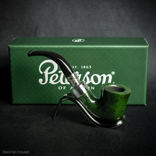 Peterson of Dublin Green Spigot Briar Smoking Pipe - Shape 05