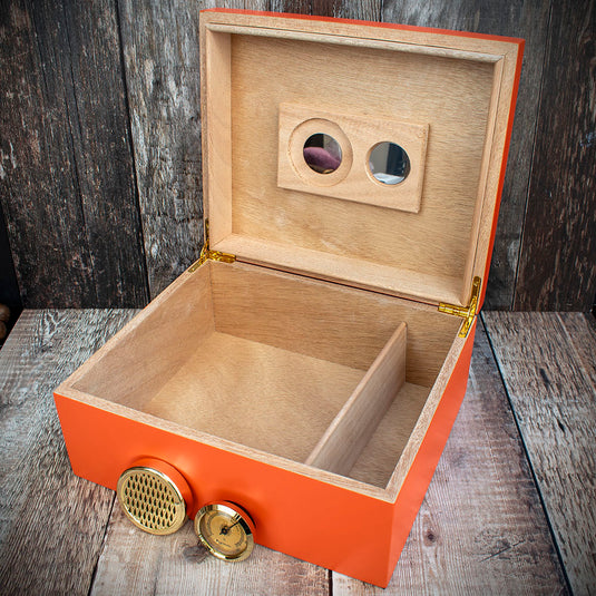 Cigar Humidor "Che Guevara" Red Matte - 40 Cigars Capacity