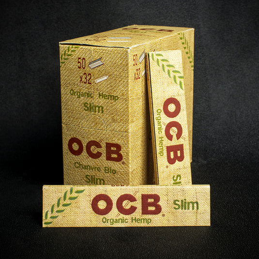 OCB Kingsize Slim Organic Hemp Rolling Papers - Single Pack