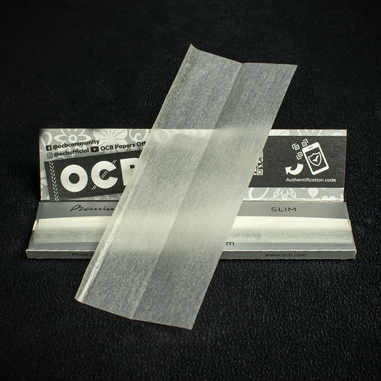 OCB Kingsize Slim Premium Rolling Papers - Single Pack