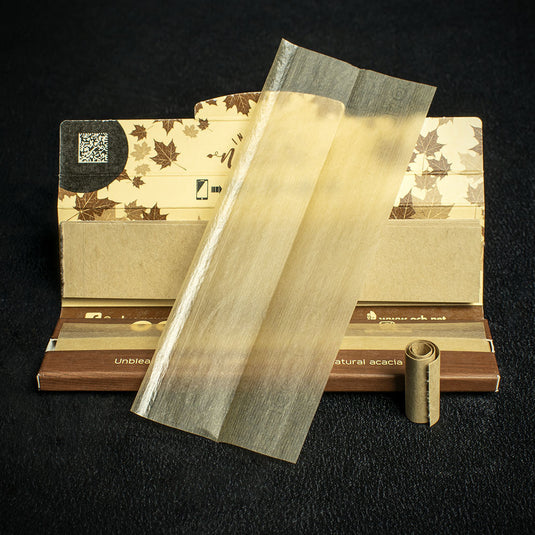OCB Kingsize Slim Virgin Rolling Papers & Tips - Box of 32