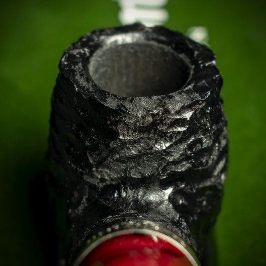 Peterson of Dublin Dracula Rusticated Briar Smoking Pipe - Shape XL90