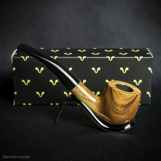 Smoke-King 9mm Cashew Wood Pipe - Bent