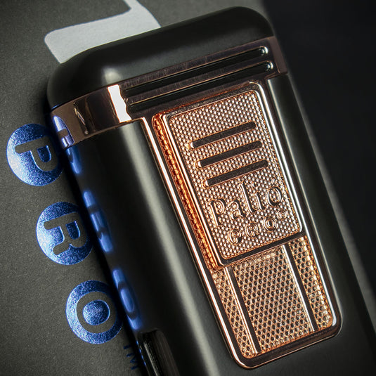Palio Polaris Triple Flame Cigar Lighter - Black/Rose Gold