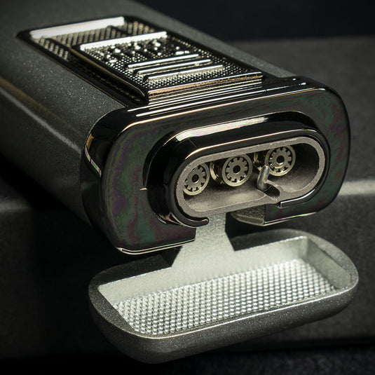 Palio Polaris Triple Flame Cigar Lighter - Silver