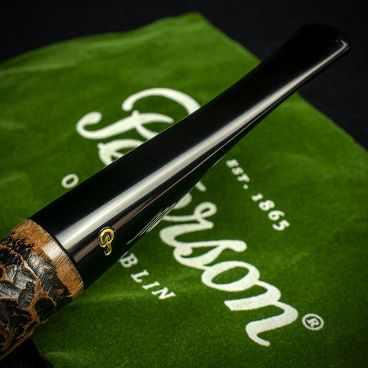 Peterson of Dublin Aran Rusticated Briar Smoking Pipe - Shape No.06