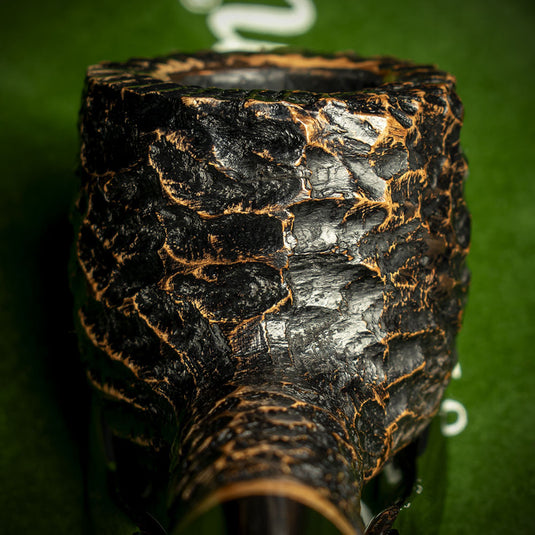 Aran Rusticated Briar Smoking Pipe By Peterson of Dublin - Shape No.606